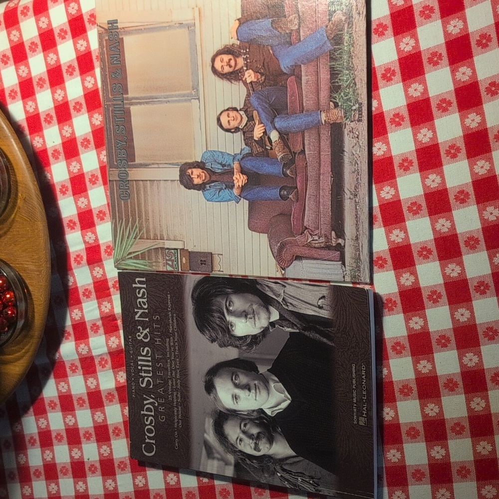 Crosby,Stills&Nash Vintage Vinyl Record&Music Book